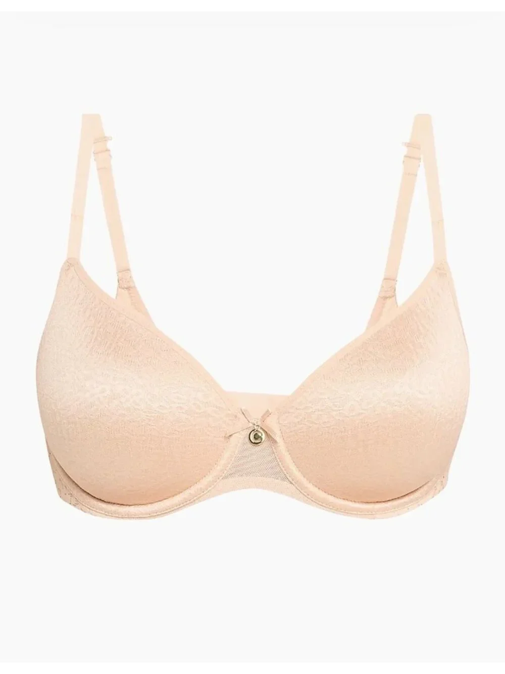 Chantelle Norah Molded Underwire Bra 36DD Nude C13FN3 New With Tags
